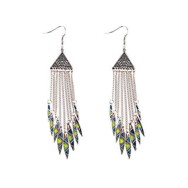 Boho Tassel Chain Earrings