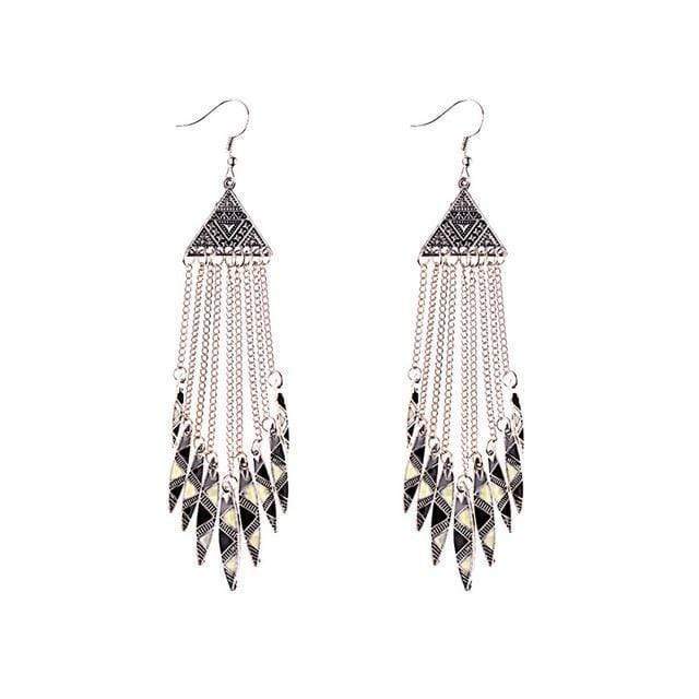 Boho Tassel Chain Earrings