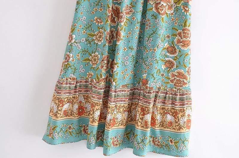 Abella Maxi Skirt in Green