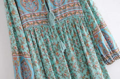 Aiya Green Floral Dress