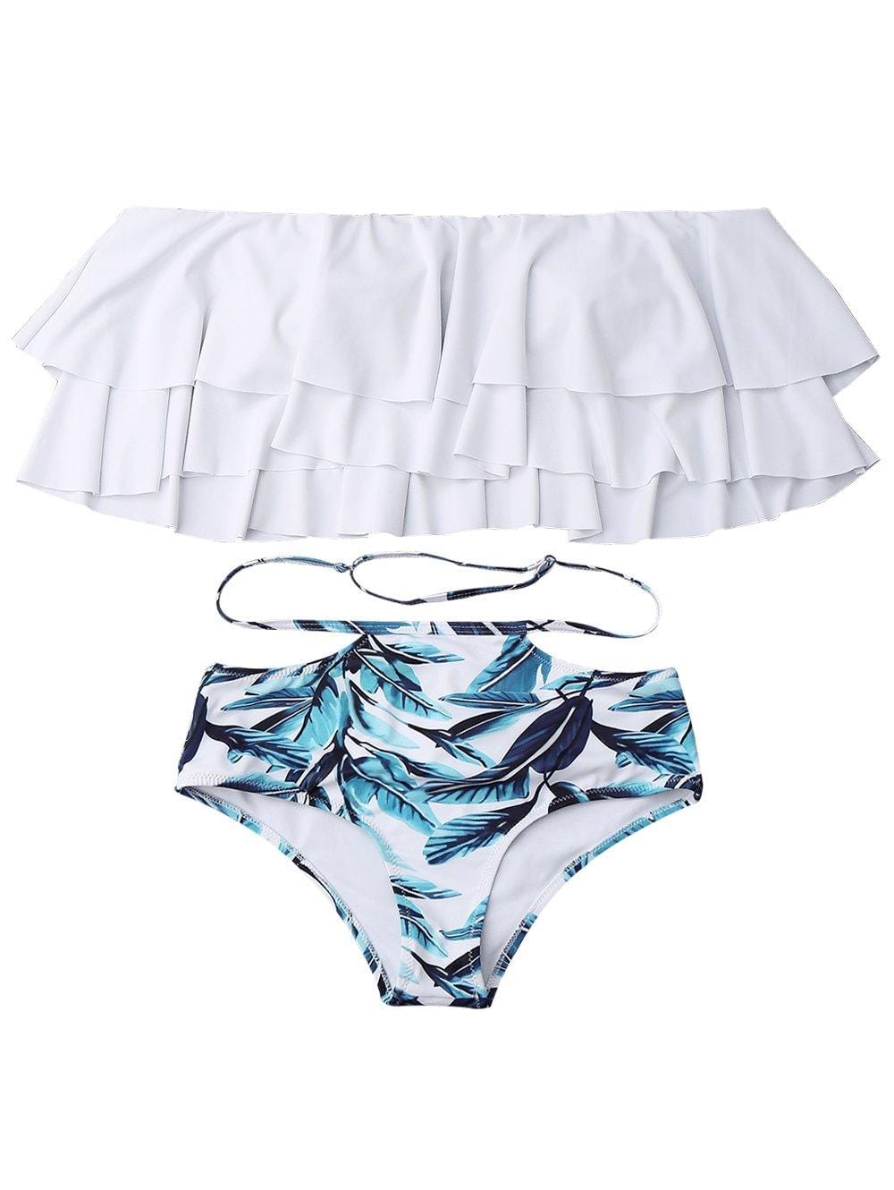 Alda Flounce Bikini Set