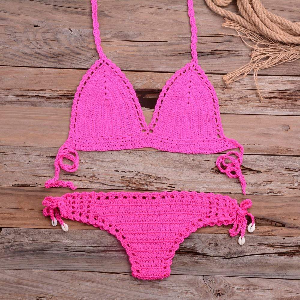 Annabella Handmade Knitted Bikini Set