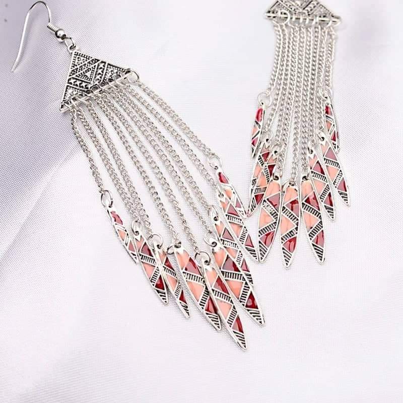 Boho Tassel Chain Earrings
