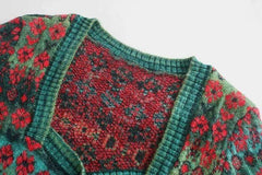 Callia Cropped Knitted Cardigan