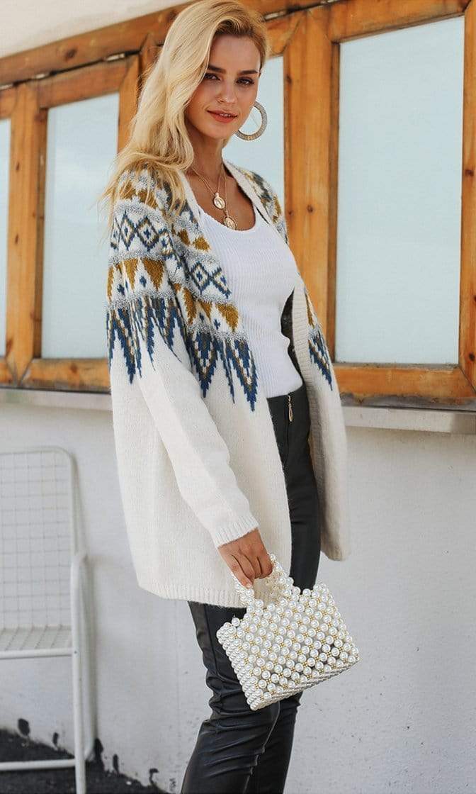 Fair Isle Knitted Cardigan