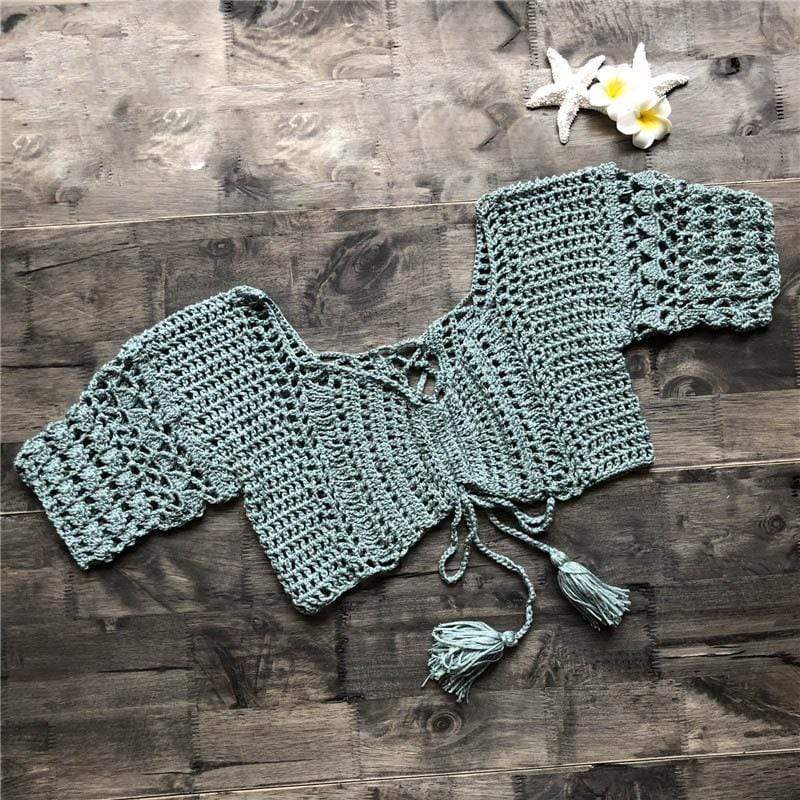 Mia Handmade Crochet Women Knit Top