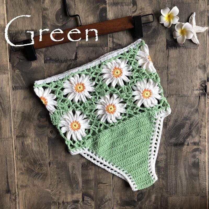 White Daisies Bikini Bottom