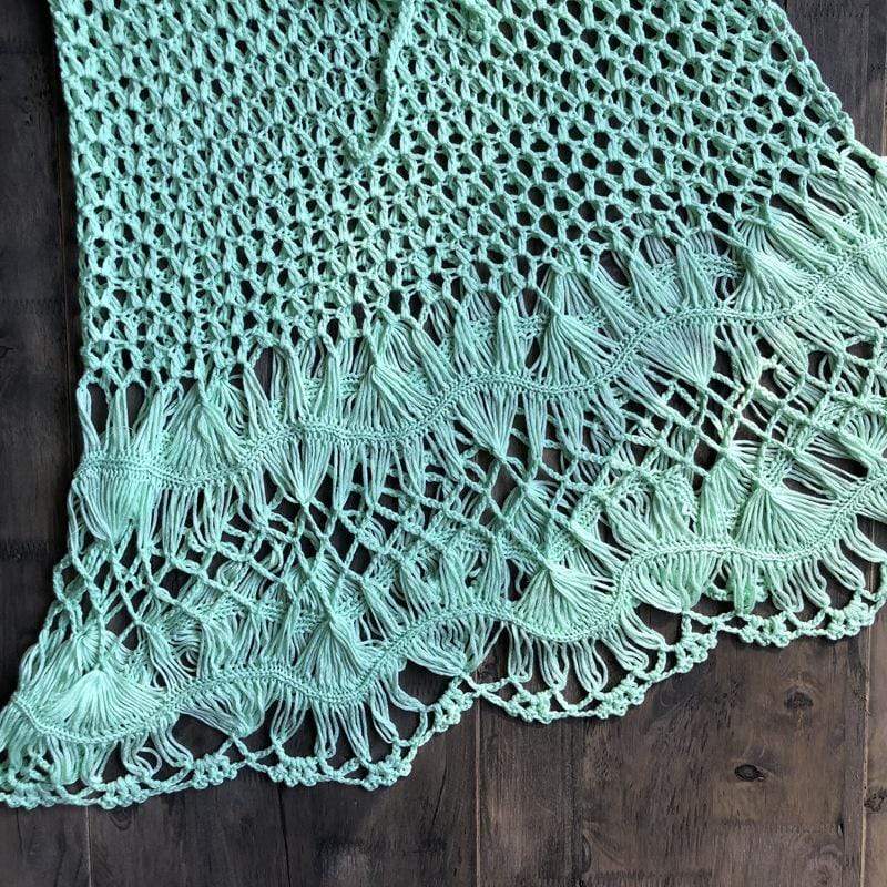 Hand Woven Boho Mini Skirt