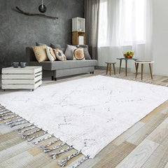 Handmade Morocco Carpets With Tassel