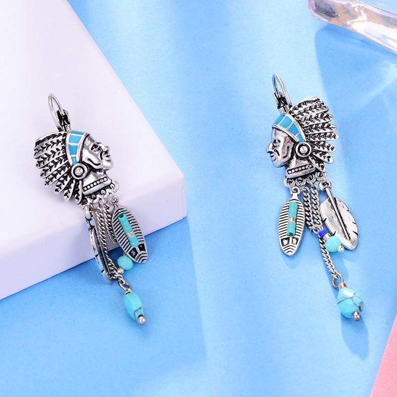 Native American Tassel Earrings
