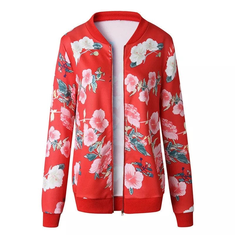 Alisha Floral Bomber Jacket