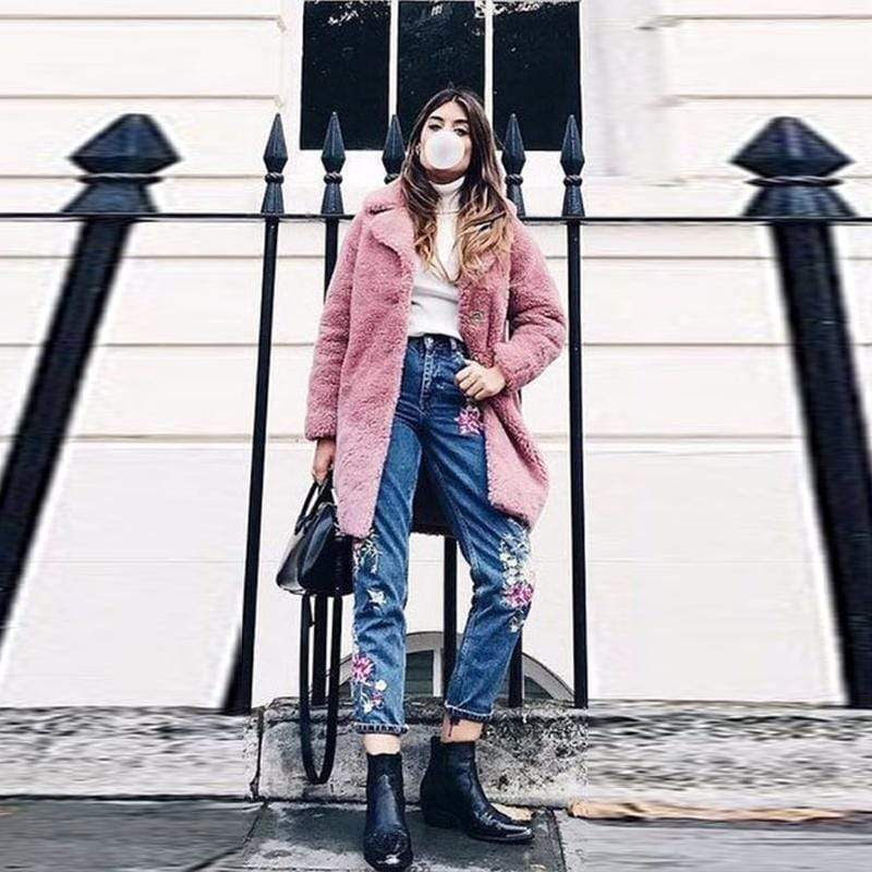 Brigitte Floral Blue Jeans