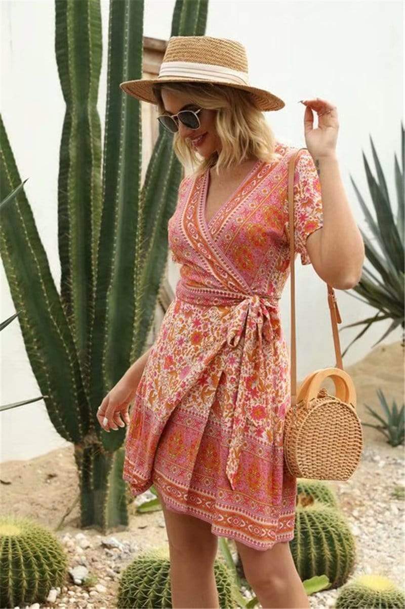 Leona Floral Mini Dress