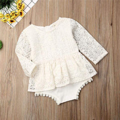 Boho Baby Lace Outfit