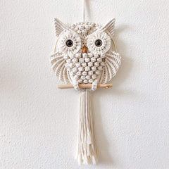 Macrame Owl Wall Hanging