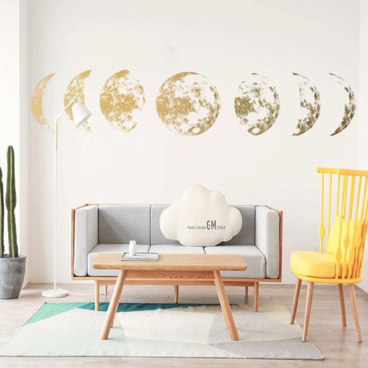 Moon Phases Wall Sticker – Viho Shop
