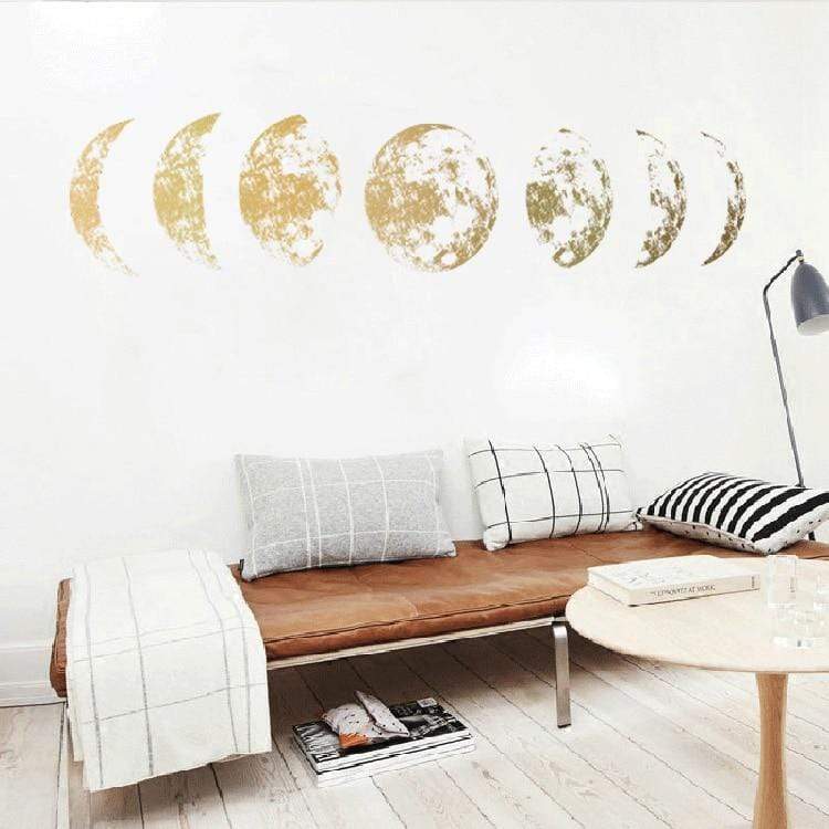 Moon Phases Wall Sticker – Viho Shop