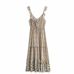 Nena Maxi Dress in Yellow