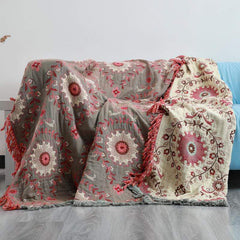 Flow Tree Cotton Throw