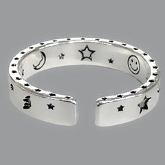 S925 Sterling Silver Celestial Ring