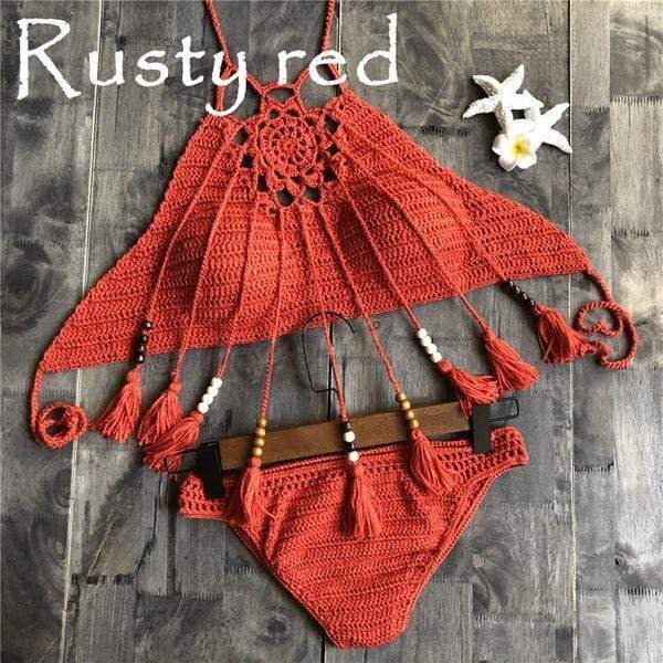 Tiki Tassel Bikini Set (7 colors)