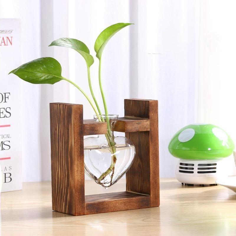Heart Shaped Glass Bulbs Pot
