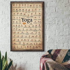 Yoga Poses Wall Poster