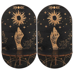 Celestial Wooden Crystal Shelf Pack of 2