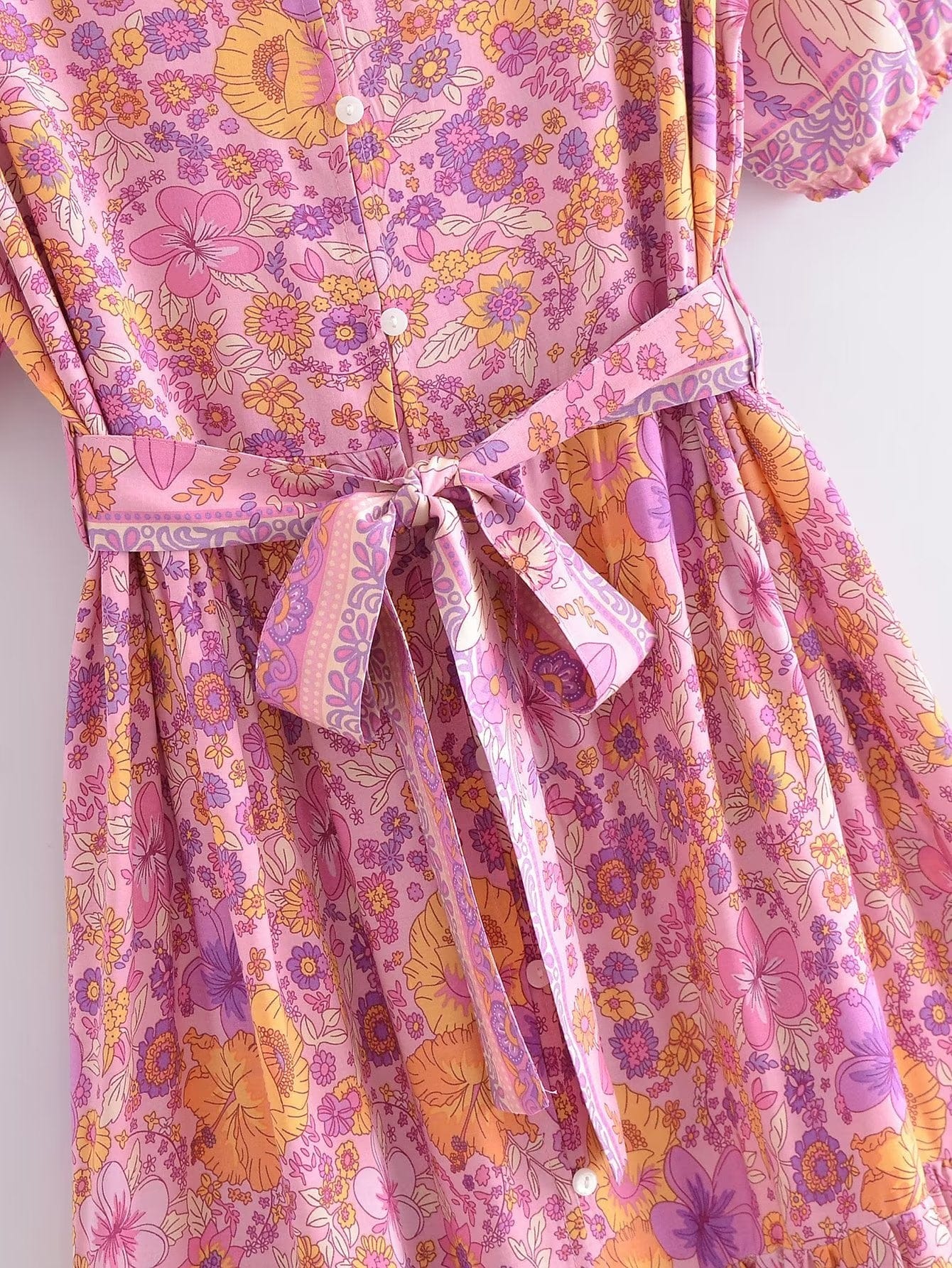Blossom Bliss Maxi Dress in Pink