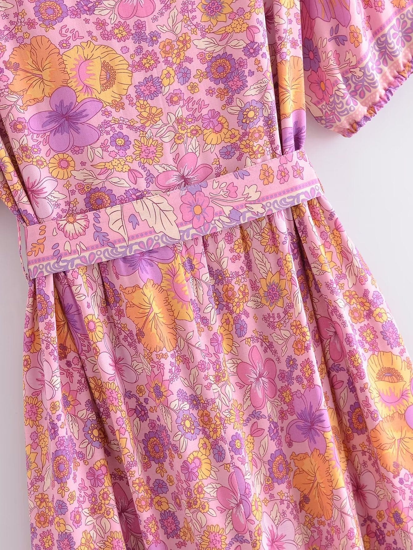 Blossom Bliss Maxi Dress in Pink