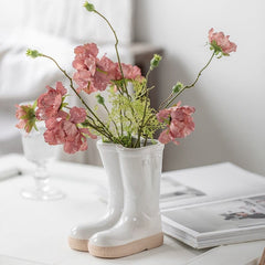 Boots Ceramic Flower Vase
