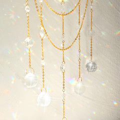 Moon Crystal Suncatcher Rainbow Maker