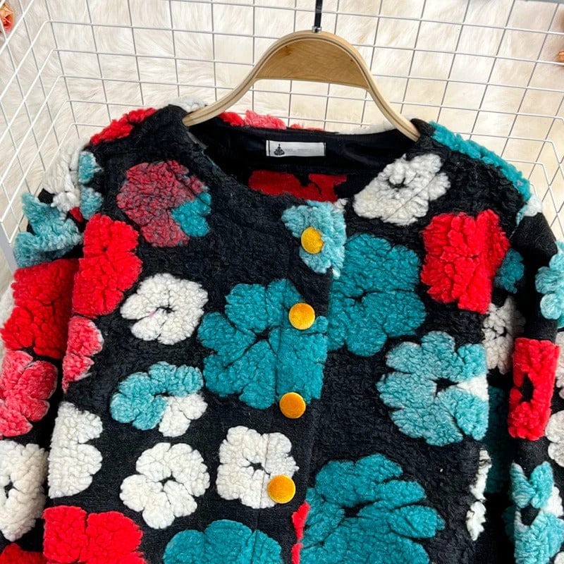 Flower Tufted Sweater