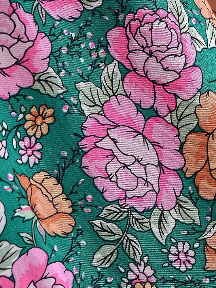 Leora Wide Leg Floral Pants