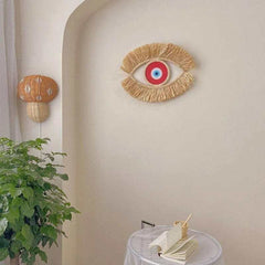 Evil Eye Woven Wall Art