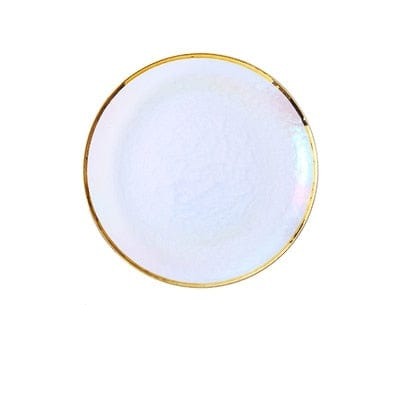 Rainbow Glass Dinner Tableware Set