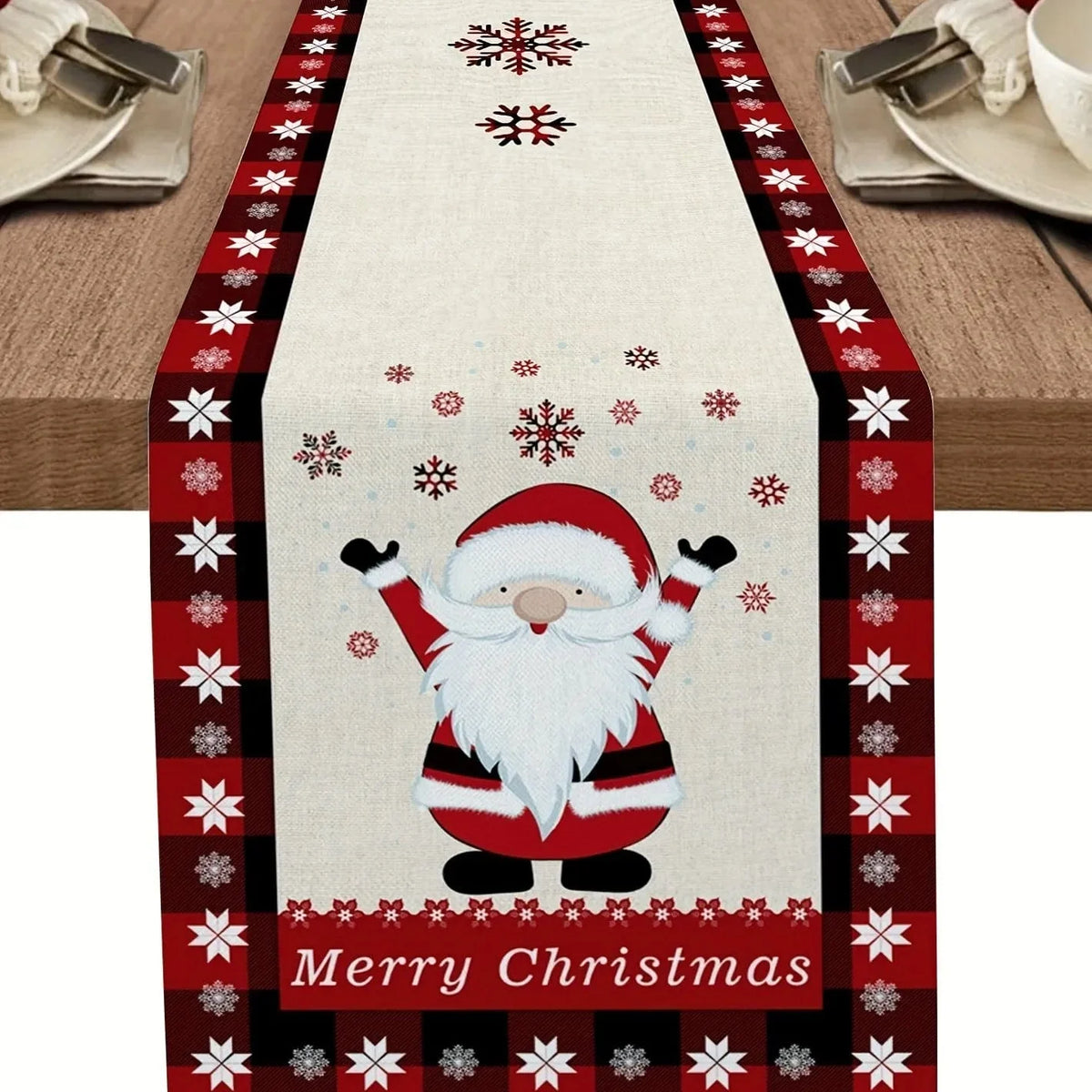 Santa Claus Table Runner