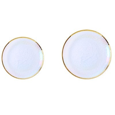 Rainbow Glass Dinner Tableware Set