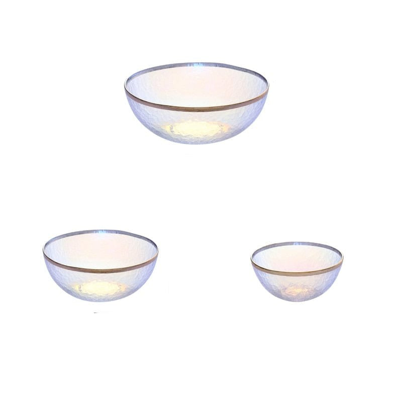 Rainbow Glass Dinner Tableware Set