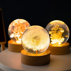 Botanical Bloom Sphere Night Light