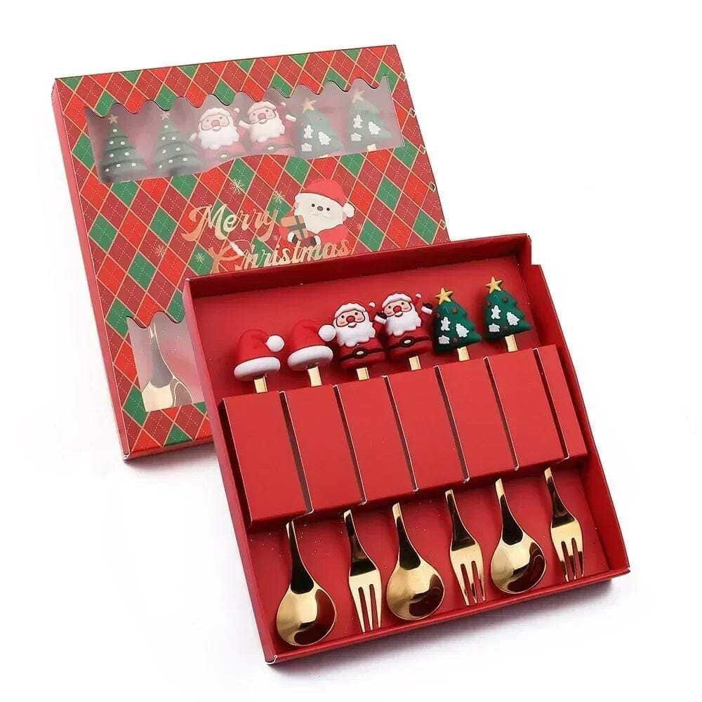 Christmas Spoon & Fork Gift Set