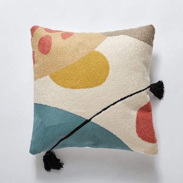 Colorful Tufted Pillow Covers