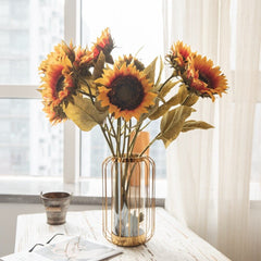 Artificial Sunflower Branch Flower