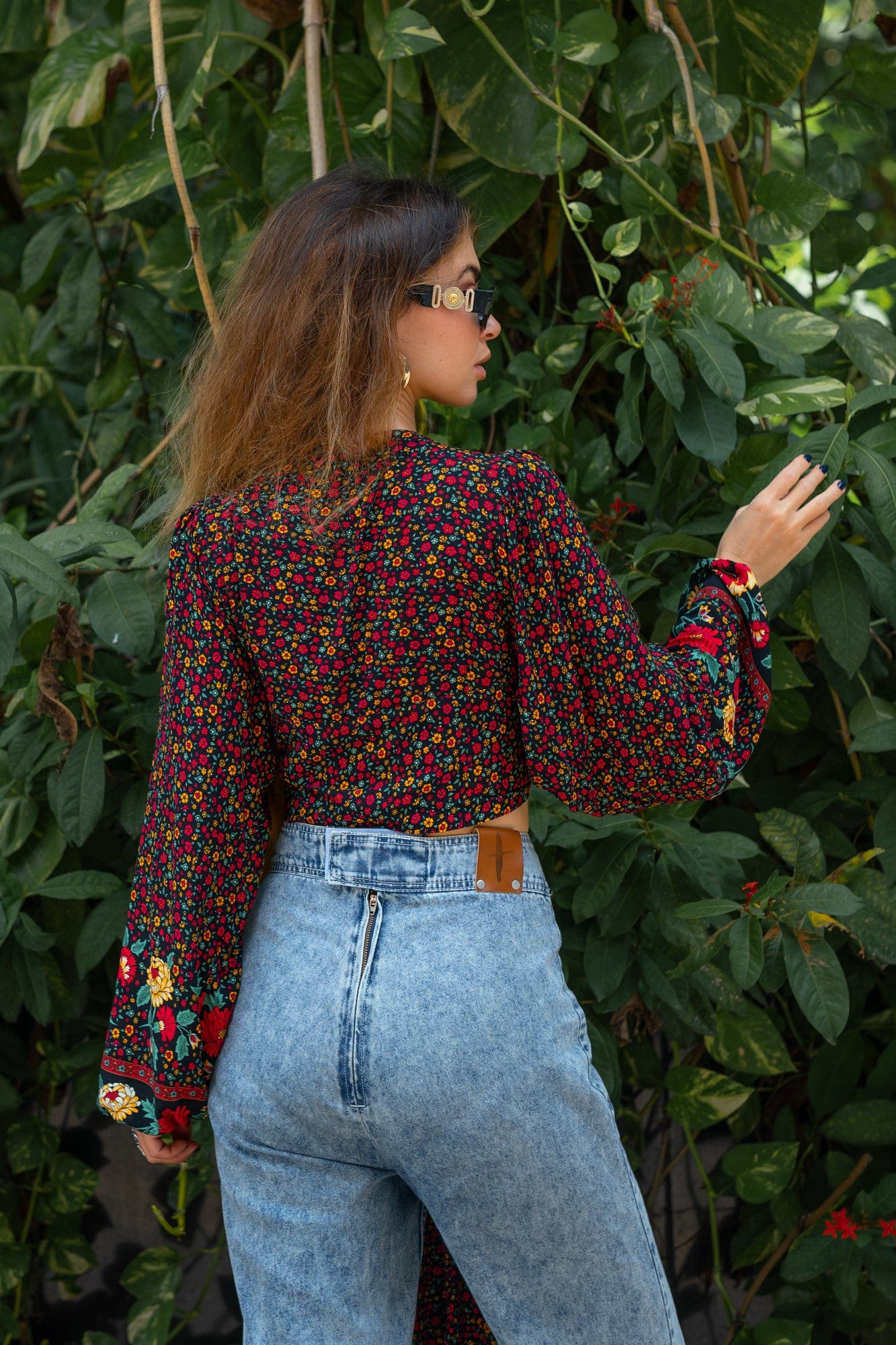 Astarte Floral Boho Long Sleeve Blouse