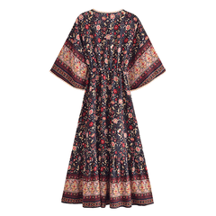 Astrantia Floral Maxi Dress