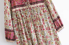 Aviana Vintage Floral Maxi Dress