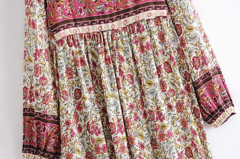 Aviana Vintage Floral Maxi Dress