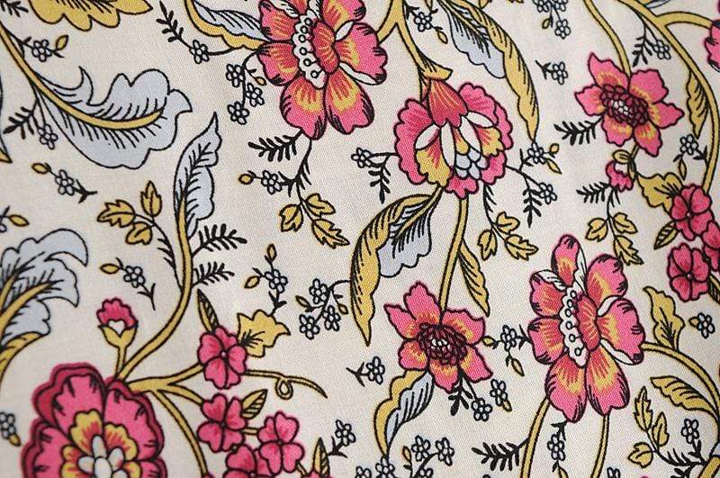 Aviana Vintage Floral Maxi Dress
