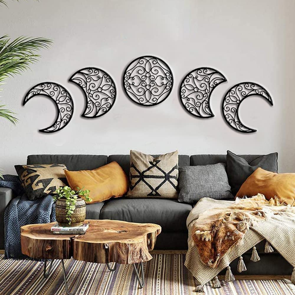 Wooden Moonphase Wall Art