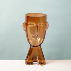 Abstract Human Face Flower Vase